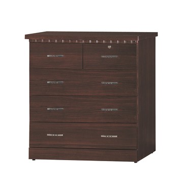 【顛覆設計】愛克雅2.7尺胡桃色四斗櫃