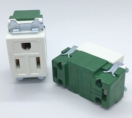 YMD-1002 / TL-1101   15A 125V 三線式單插座 / AC插座(10個含稅價)【佑齊企業 iCmore】
