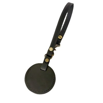 京都良品 Gogoro感應式磁扣鑰匙專用皮套/鑰匙圈 沈穩黑