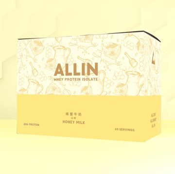 [ALLIN] Pro雙效(水解+分離)乳清 - 多口味 (30包/盒)-蜂蜜牛奶