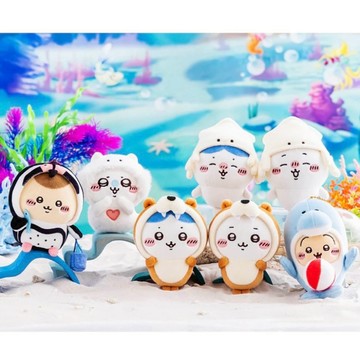 CHIIKAWA吉伊卡哇 水族館吊飾 海豚 鯊魚 鯨鯊 海龜