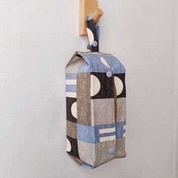 車用、露營用掛式面紙套/衛生紙套=幾何