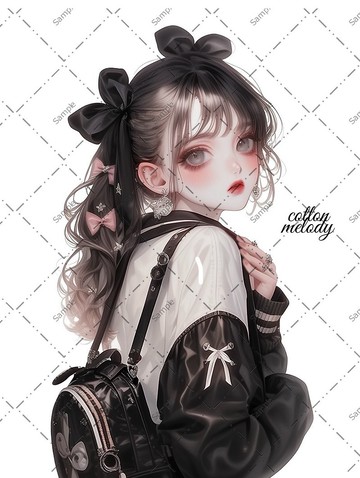 original sticker no.781 人物貼紙 原創貼紙 人物貼紙 女孩貼紙 原創人物貼紙