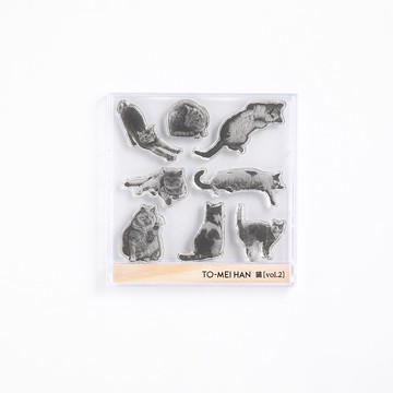 TO-MEI HAN 貓咪vol.2 -超擬真透明印章-