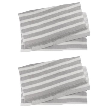 SHING LONG TEXTILE 台灣興隆毛巾 竹炭紗布毛巾  灰色  2條