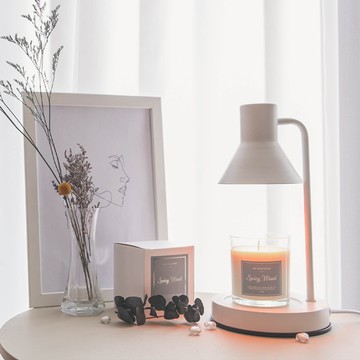 收禮者自選香氣【MH家居】朵納香氛融蠟薰香燈組(含100g蠟燭2入) 魔羯座生日快樂|生日送禮