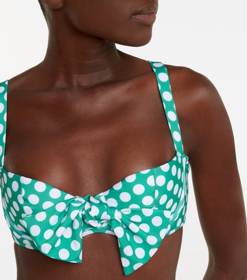 Alexandra Miro Clara polka-dot bikini top