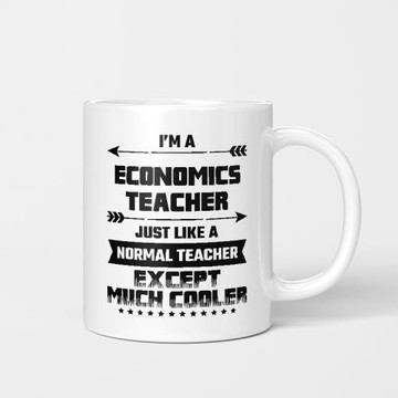 I'm a economics teacher 我是一名經濟學老師杯子創意成人送教師