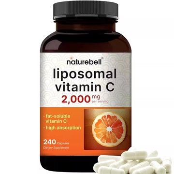 美國代購！原裝正品NatureBell維他命C 高含量脂溶性 2000mg 每份240粒