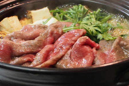 「A5ランク」米沢牛赤身もも肉すき焼き用500g_B041