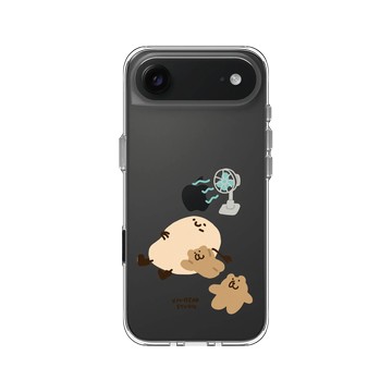 iPhone Air Clear Case（相機按鈕） 透明 - 咻咻熊 XiuXiubear - 睡午覺
