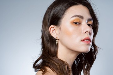 棉珍珠耳環【925銀 sweet cone 耳環】