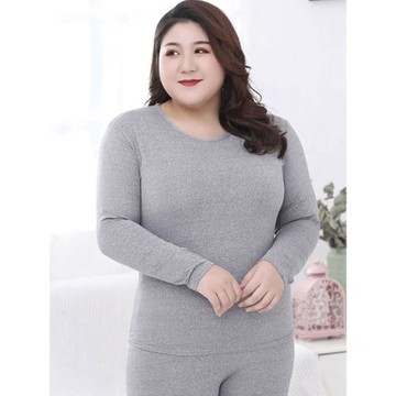 加肥加大碼6XL保暖內衣女胖人200斤薄絨打底冬天秋衣褲套裝線衣褲