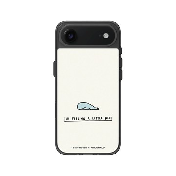 iPhone Air Clear (相機按鈕) 酷墨灰 - ilovedoodle (Lim Heng Swee) - I'm Feeling A Little Blue 鯨魚