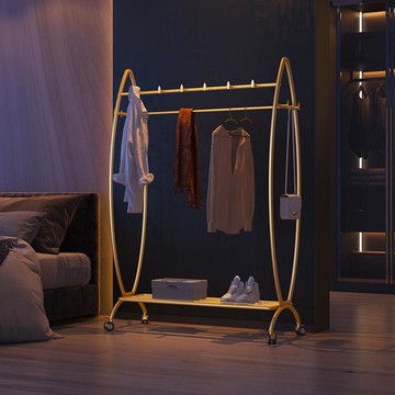 工廠現貨 丹麥BOFA  可移動沖浪板衣帽架落地臥室客廳家用陽臺多功能掛衣架487-LPS 保售後 台灣公司