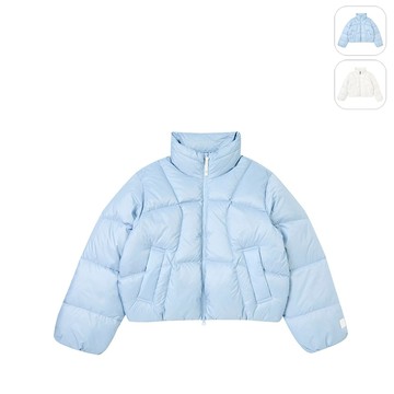 【FILA】女性 羽絨保暖外套-淺藍 5JKY-5226-LB