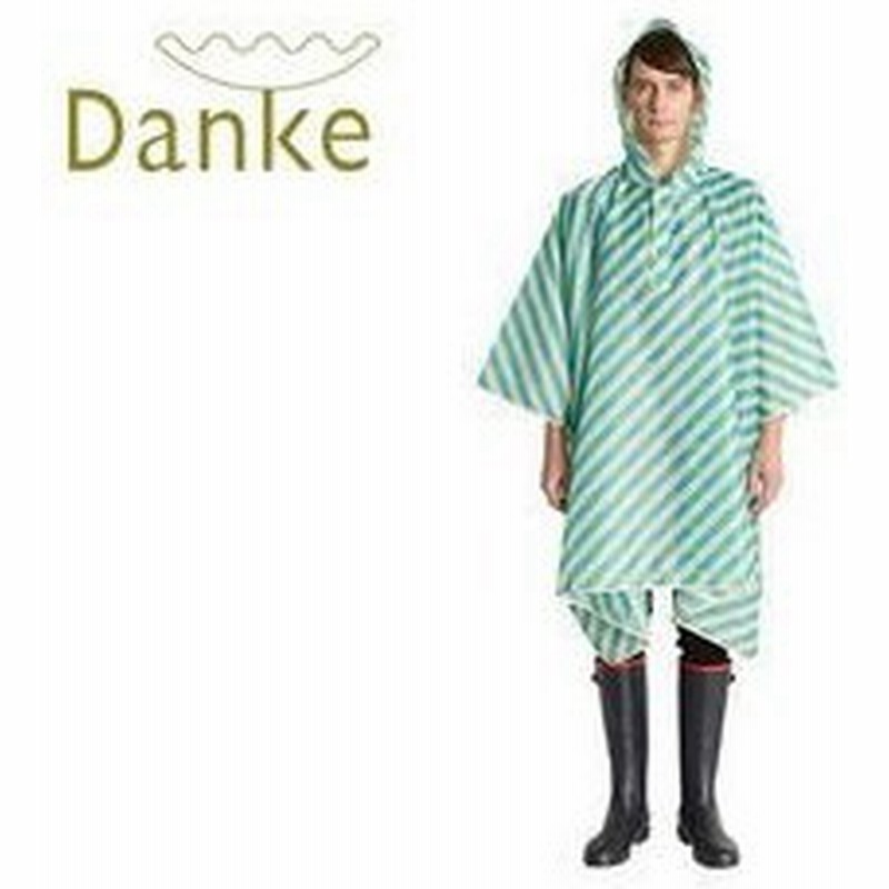 Danke ダンケ 在庫限り Rain Cape レインケープ Green Check 通販 Lineポイント最大0 5 Get Lineショッピング