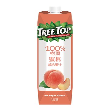 Tree top 100%水蜜桃綜合果汁 1Lx1入