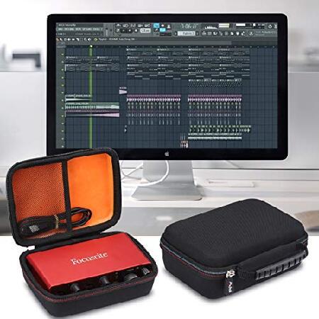 Mchoi Hard EVA Travel Case for Focusrite Scarlett 2i2 (3rd Gen) USB Audio Interface (CASE ONLY)