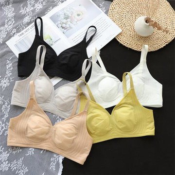 【代勒內衣精選】液態棉果凍條兔耳杯夏季舒適無感內衣好穿顯胸小