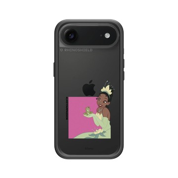 iPhone Air Mod NX -邊框背蓋組合 (相機按鈕) 黑 - 迪士尼-公主系列 Disney Princess - 公主專屬系列-公主與青蛙 蒂安娜