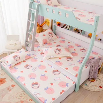 上下鋪薄棕墊床罩榻榻米床笠單件全棉兒童純棉保護罩卡通床單防滑