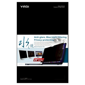 YADI 獨特磁吸 水之鏡防窺片 PF4PPC-AP-PRO-14-21 Apple MacBook Pro 14 2024 M4 A3401 專用  1片  14.2吋