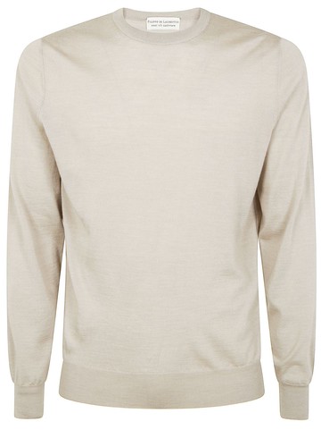 Filippo De Laurentiis Long Sleeves Round Neck Sweater Clothing