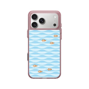 iPhone 17 Pro Max Clear (相機按鈕) 晶醺玫 - Ocean Collection: Let's Sea 海洋系列：一路向海 - 海波交響（小丑魚）
