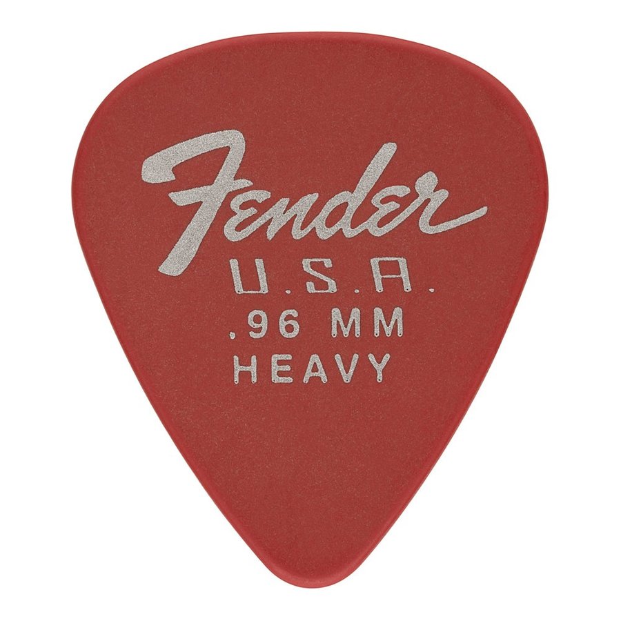 Fender ピック Dura-Tone .96 Pick, Fiesta Red