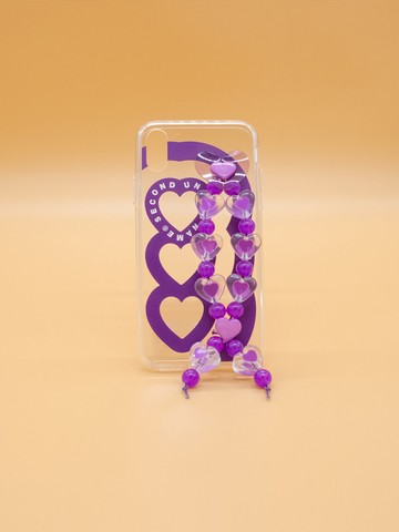 Sun Case Heart Bubble iPhone Case_Purple