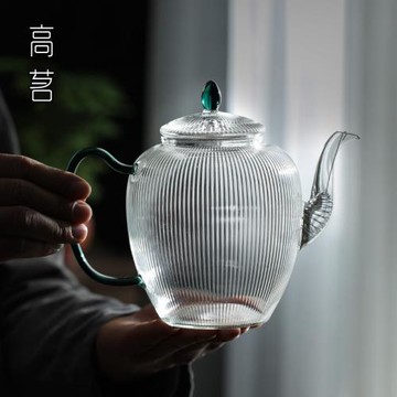 玻璃煮水壺泡茶燒水壺單壺大容量花茶壺耐熱耐高溫功夫茶具煮茶壺