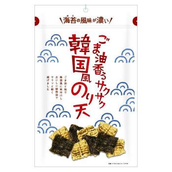 まとめ得 まるか食品　ごま油香るサクサク韓国風のり天　68g(10×4) x [2個]  a