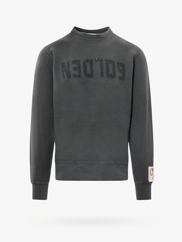 Cotton sweatshirt with logo print - GOLDEN GOOSE DELUXE BRAND - gender_Man