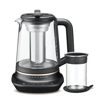【Electrolux伊萊克斯】1.7公升玻璃智能溫控電茶壺 E7GK1-73BP