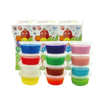 【Q-doh】新歡樂超柔軟有機矽膠黏土-60g 十二入超值組