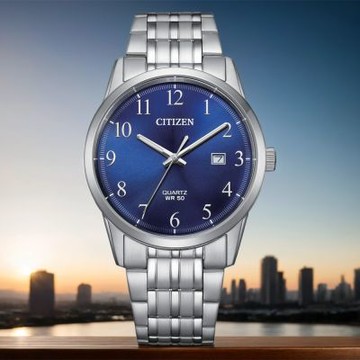 CITIZEN 星辰 限量 紳士日期手錶 新年開運 送禮推薦-39mm BI5008-51L