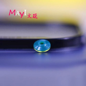 (免運)原礦玉化藍綠松石地獄藍搓金隔片飛碟隔珠手串手持念珠配珠配飾