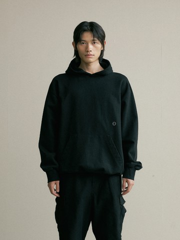 Jumbo Sweat Hoodie (Black)