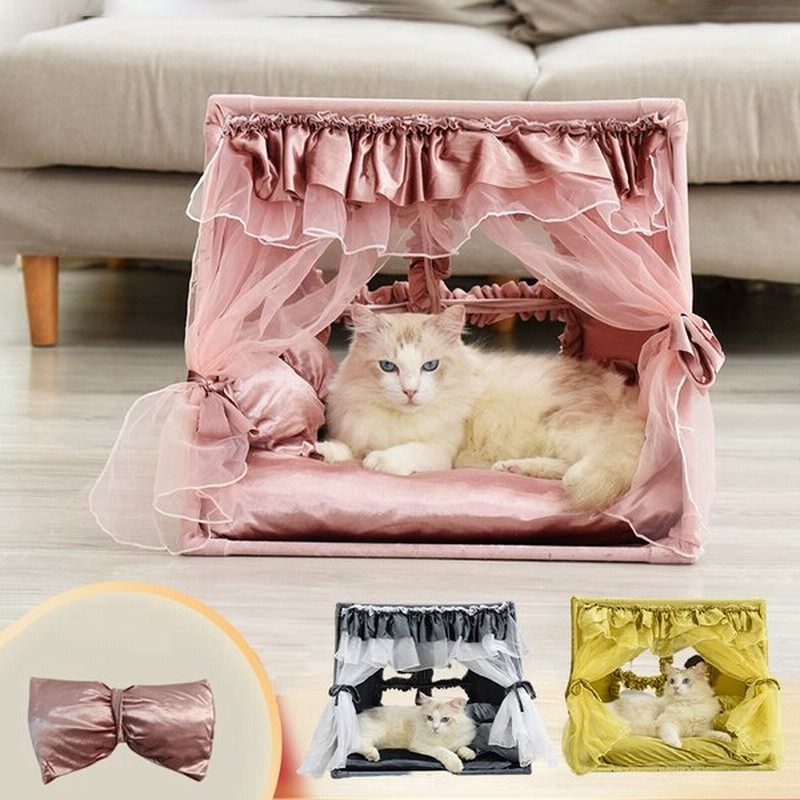 ペットテント ペットハウス 犬小屋 猫ハウス 洗える ピンク 滑り止め ペットベッド 室内用 キャットベッド お姫様 ぐっすり眠れる かわいい 涼しい 暑さ対策 通販 Lineポイント最大0 5 Get Lineショッピング