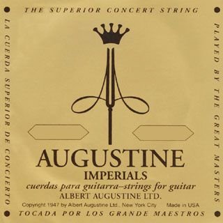 AUGUSTINE IMPERIAL 1弦単品セット 定番クラシックギター弦ブランド