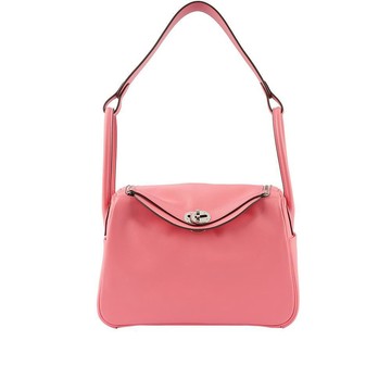 HERMES 銀釦 EVERCOLOR Lindy 26cm(夏日玫瑰粉) 展示品