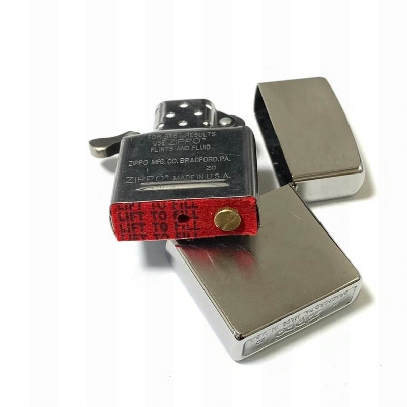 zippo レッドボトムフェルト・パッド 20個 セット 修理用説明書