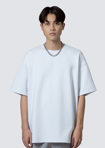 太空棉厚磅圓領短T