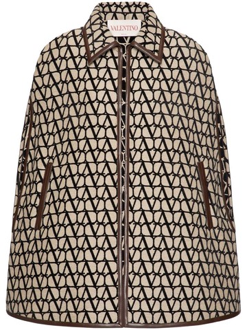 Valentino `V Logo` Cape