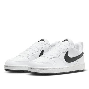 NIKE 休閒鞋 女鞋 大童 運動鞋 COURT BOROUGH LOW RECRAFT GS 白黑 DV5456-104