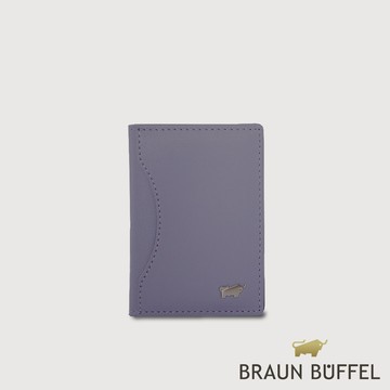 【BRAUN BUFFEL 德國小金牛】台灣總代理 奧瓦 磁吸兩折錢包-幽夜藍/BF581-738-FD