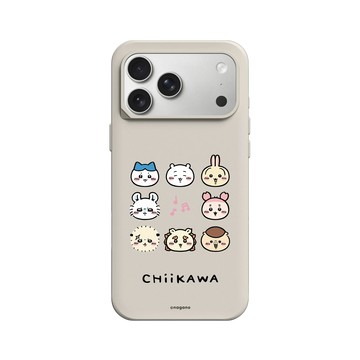 iPhone 17 Pro Max SolidX 貝殼灰 - 吉伊卡哇Chiikawa - 大頭夥伴集合囉！