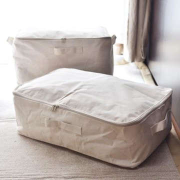 日式加厚棉麻收納箱整理箱帆布衣物收納袋布藝衣柜衣服棉被儲物箱