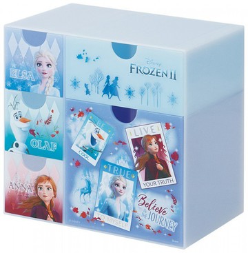 【震撼精品百貨】冰雪奇緣2 Frozen2  日本skater迪士尼Disney 桌上型置物櫃/收納櫃#49220 震撼日式精品百貨